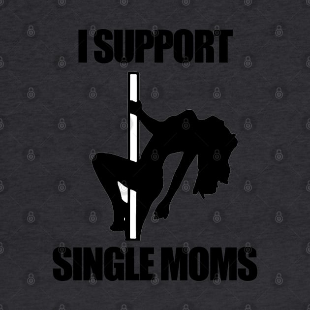 I Support Single Moms by  The best hard hat stickers 